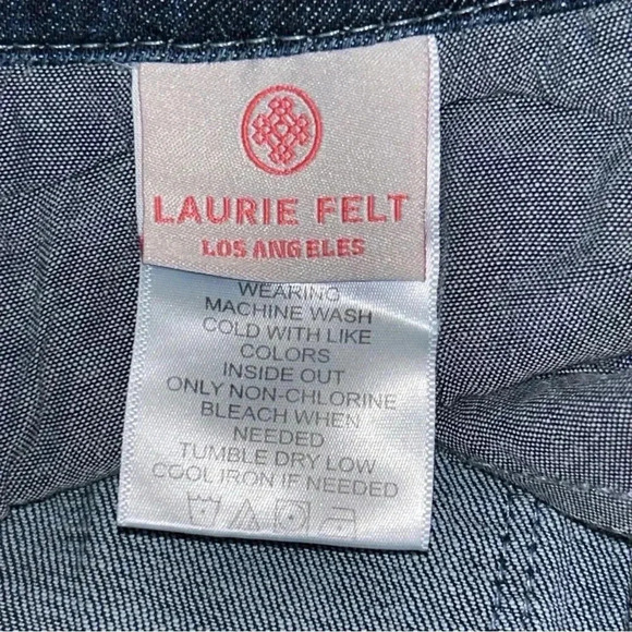NEW Laurie Felt Jeans Sit 22WP Petite Classic Boyfriend Dark Wash Denim Blue - Picture 4 of 14